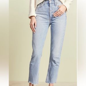 Agolde Riley Zephyr Wash Jeans
